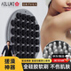AILUKI日本大號硅膠搓后背神器強力不求人墊洗澡搓澡刷背吸盤(pán)式貼墻懶人 圓形硅膠搓背墊-銀河灰【環(huán)保TPR