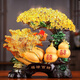 玉白菜黃水晶葫蘆發(fā)財樹(shù)擺件喬遷開(kāi)業(yè)送禮酒柜辦公室裝飾品 14寸沙金色福祿百財水晶石發(fā)財樹(shù)
