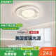 蒂凡尼亞廣東中山燈具套餐三室兩廳客廳燈大燈2025新款云朵吸頂燈現(xiàn)代簡約 【普瑞光源】波浪50CM_已接入米家APP