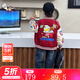 奧特曼衣服男童外套春秋款2025新款帥氣兒童秋裝男孩寶寶棒球服夾克上衣 紅色 100 建議90-100cm3-4歲