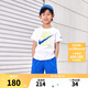 NIKE  3BRAND 耐克男女童純棉短袖T恤+短褲2件套裝夏季新款短袖套裝 奧海藍(lán)（1259） 150 /72 【建議身高140-152cm】