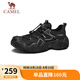 駱駝（CAMEL）云山網面戶外徒步登山休閑丑萌鞋情侶七夕 G15S076106 黑色 42