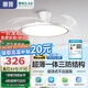 惠普普瑞護(hù)眼吸頂風(fēng)扇燈LED吊扇燈隱形扇葉遙控調(diào)光中山燈具包安裝