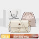 蔻一（Cnoles）斜挎包女士牛皮單肩包高級(jí)感小眾小方包閨蜜生日七夕禮物送女友