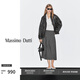 Massimo Dutti秋季新品20205女裝 氣質(zhì)優(yōu)雅高級感簡(jiǎn)約風(fēng)盒褶半身裙 05257504 深灰色 XS (34) (165/62A)