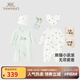 英氏（YEEHOO）新生兒衣服禮盒套裝初生嬰兒男女寶寶禮物滿(mǎn)月服純棉新生禮盒送禮 熊貓小滾滾【6件套-精梳棉】 66cm