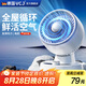 VCJ【德國品牌】空氣循環(huán)扇電風(fēng)扇家用臺式桌面節能輕音 機械旋鈕可搖頭3m線(xiàn) DQ19R