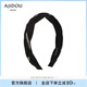 AJIDOU阿吉豆發(fā)箍女高顱頂法式波點系列閃耀水鉆頭箍簡約高級感生日禮物 黑色 1個