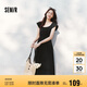 森馬（Semir）連衣裙女鏤空收腰小心機(jī)2025夏小飛袖一字肩中長裙109325114018