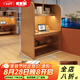 愛家貓 LOVEHOODCAT自習(xí)室書桌學(xué)習(xí)桌封閉沉浸式隔斷桌椅自習(xí)桌家用考研學(xué)生電腦桌子 E1級+單人位可置物款|85*60*161