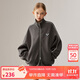 ELLE KIDS法式經(jīng)典童裝秋款女童微蝙蝠袖休閑運動(dòng)寬松百搭拉鏈衛衣外套