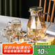唯銘諾水杯套裝玻璃杯耐高溫冷水壺晾水壺養生花茶壺茶杯一壺四杯1.8L