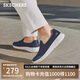 斯凱奇（Skechers）七夕禮物男鞋夏季2025年新款一腳蹬健步鞋透氣休閑運動鞋216700