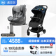 嬰兒推車Mpro自動收車 宇宙夢+安全座椅 E360 物理通風(fēng)棋盤格灰