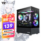 Thermaltake（Tt）鋼影 透S240 海景房機(jī)箱 電腦主機(jī) 黑色（M-ATX主板/支持240水冷/270°全景/7風(fēng)扇位/4080顯卡）