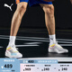 彪馬（PUMA）哈利伯頓同款緩震透氣實(shí)戰(zhàn)籃球鞋男女CLYDEALL-PRO194039 白-島嶼藍(lán)-01 42.5