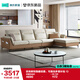 現(xiàn)代簡約科技布藝沙發(fā)客廳貴妃位S316【乳膠款】單人+右三+左貴妃