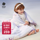 babycare嬰兒小被子山茶花超柔針織被桑蠶絲四季通用夢游鯨魚120*150CM