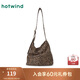 熱風(fēng)2024年秋季新款女士豹紋單肩包B58W4312 02棕色 F