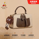 稻草人包包女包2026牛皮復古單肩手提包輕奢通勤百搭斜挎包生日禮物