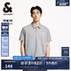 杰克·瓊斯（JACK&JONES）男裝25年速干POLO衫男士翻領(lǐng)短袖T恤夏季潮流寬松休閑戶外半袖 C39淺灰 常規(guī) L
