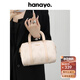 hanayo品牌新款手提包包女款2025年波士頓包滿(mǎn)印百搭戴妃單肩包 GEZ52501-1 米白色