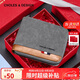 蔻一（Cnoles）短款男士錢包時尚商務(wù)多功能多卡位皮錢夾零錢包禮盒裝生日禮物送父親男朋友老公實用 夢幻灰