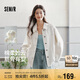 森馬（Semir）牛仔外套女中長款落肩寬松夾克2025春秋棉質(zhì)通勤109125108014