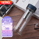 THERMOS膳魔師水紋行者款400ml便攜雙層玻璃杯TCGB-400 BL