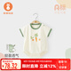 微獅牧尼嬰兒衣服夏季包屁衣女寶寶連體衣短袖三角哈衣爬爬服甜美