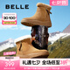 百麗（Belle）戶外雪地靴女商場(chǎng)同款保暖加絨短靴C1W1DDD4 卡其色 40 (250mm)