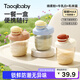 taoqibaby嬰兒奶粉盒便攜式寶寶輔食外出存儲盒分隔密封盒子防潮分裝罐