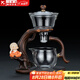 正揚玻璃自動茶具懶人整套磁吸茶壺防燙高檔泡茶器功夫杯茶盤套裝家用 自動(迎客)+單主機
