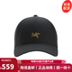 始祖鳥（ARC'TERYX）男女款帽子 刺繡鳥標(biāo)LOGO棒球帽情侶款鴨舌帽奢侈品潮牌 黑色 均碼【適用頭圍約55-60cm】