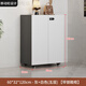 藤米家家用門(mén)口外樓道入戶(hù)玄關(guān)一體鞋架走廊電梯間帶輪可移動(dòng)密碼鎖鞋柜 60*32*120五層開(kāi)門(mén)矮款灰+白色 上門(mén)安裝