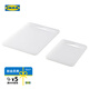 宜家（IKEA）LEGITIM萊吉迪塑料砧板耐用耐磨家用廚房切菜板案板34x24 白色砧板2件套