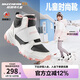 Skechers斯凱奇兒童棉鞋冬季時(shí)尚女童皮鞋短靴加絨保暖雪地靴8701648L