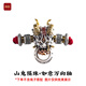 琢匠山鬼隔珠丨國風(fēng)原創(chuàng  )diy飾品可當三通手串配件s925銀文玩配飾 山鬼隔珠+萬(wàn)向軸 無(wú)規格
