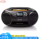 飛利浦（PHILIPS） Boombox 便攜式CD盒式磁帶播放器 USB HiFi立體聲音響 多功能音箱 FM/USB/MP3/磁帶 AZ328 黑色