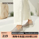 斯凱奇（SKECHERS）女鞋夏季透氣懶人一腳蹬健步鞋輕便軟底百搭休閑運(yùn)動(dòng)鞋15600
