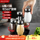 美廚（maxcook）玻璃調(diào)味瓶 調(diào)料瓶調(diào)味盒調(diào)料罐調(diào)味盒 鹽罐 帶支架7件套MCPJ2679