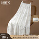 絲柏舍新中式半身裙2025夏季新款女裝優(yōu)雅高腰印花中長款A(yù)字裙