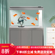 森森（SUNSUN）2024年新品森森魚(yú)缸客廳大型玻璃水族箱招財家用底濾免換水魚(yú)缸 納米灰 抬蓋款長(cháng)99*寬42*缸高72/柜高80cm