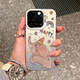 圣圖朗油畫(huà)大象適用蘋(píng)果iPhone16promax手機殼小米15可愛(ài)女13卡通12mini小眾14plus彩銀浮雕11高級感防滑 彩銀殼-油畫(huà)大象【月光銀】 iPhone 14 Pro Max