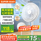 蘇泊爾（SUPOR）14寸七葉輕音柔風(fēng)電風(fēng)扇/家用立式落地扇/臺式桌面電扇/廣角搖頭大風(fēng)力宿舍小型風(fēng)扇EFP-004A-35