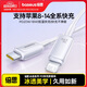 倍思蘋果數(shù)據(jù)線Type-c充電線PD20W快充ctol線 適用iPhone14/13ProMax/12/11/Xs車載手機 冰透白1米