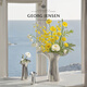 Georg Jensen 喬治·杰生【七夕禮物】喬治杰生BLOOM花朵花瓶客廳餐桌北歐擺件禮物禮盒 大號(hào)