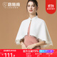 路施南小披肩女防曬春夏季外搭優(yōu)雅薄款配裙子尖領(lǐng)蕾絲裝飾中國風(fēng)斗篷 米色 PJ088 M