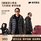 高梵黑金鵝絨服小黑金3.0羽絨服男士短款官方秋冬連帽薄款外套 黑色 XL
