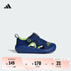 adidas嬰童小浮艇 ALTAVENTURE 3休閑包頭涼鞋阿迪達(dá)斯輕運動   皇家藍(lán)/深藍(lán)/綠熒光   24